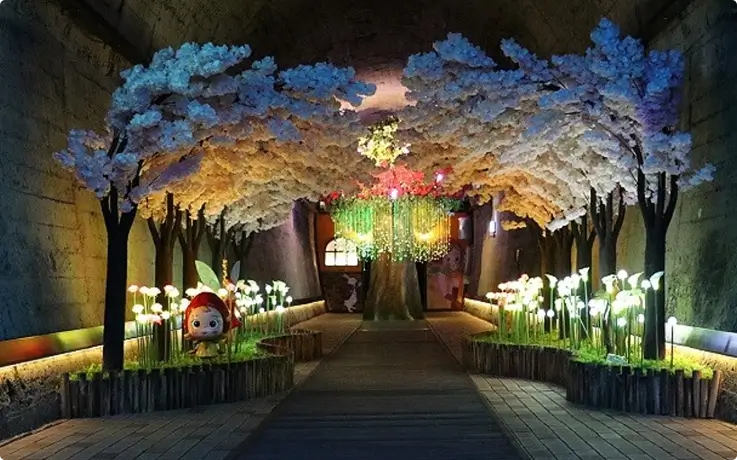Wine cave at Nakdonggang Rail Park in Gimhae