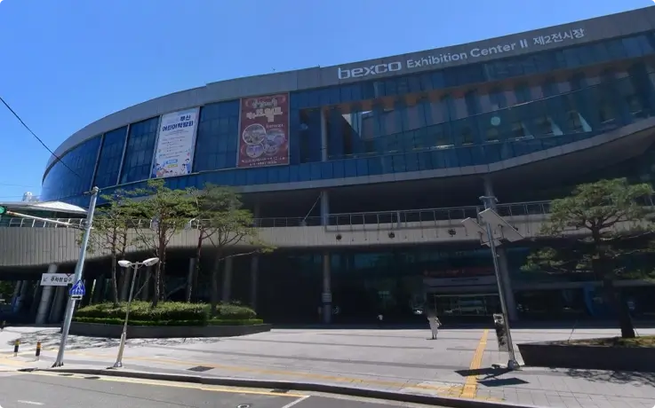 BEXCO pick up point for shuttle bus