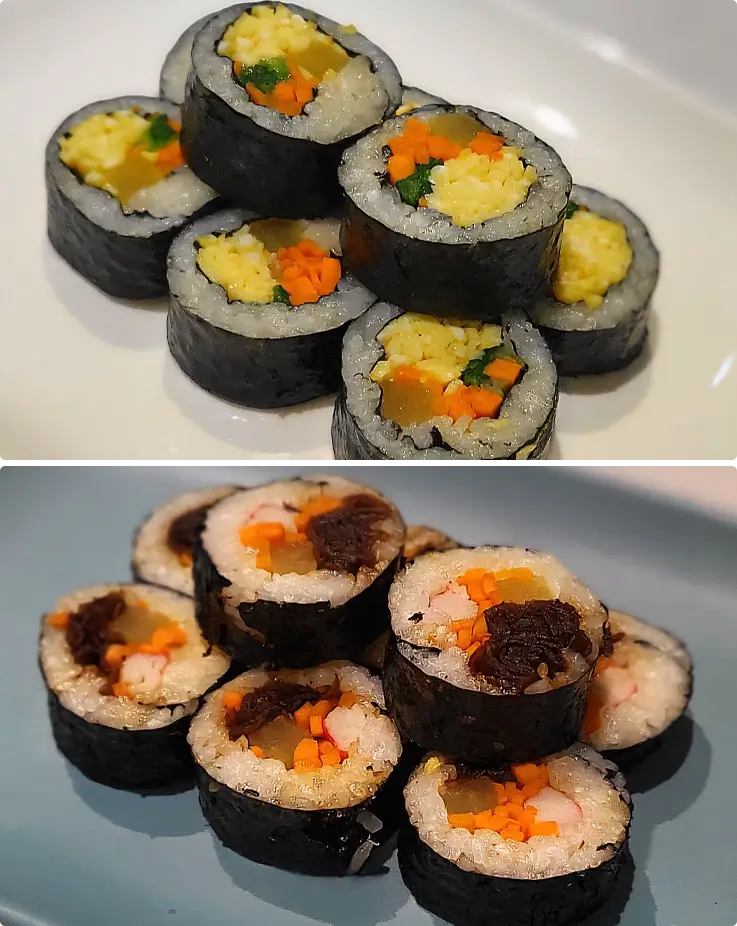 Gimbap making class in Gyeongju