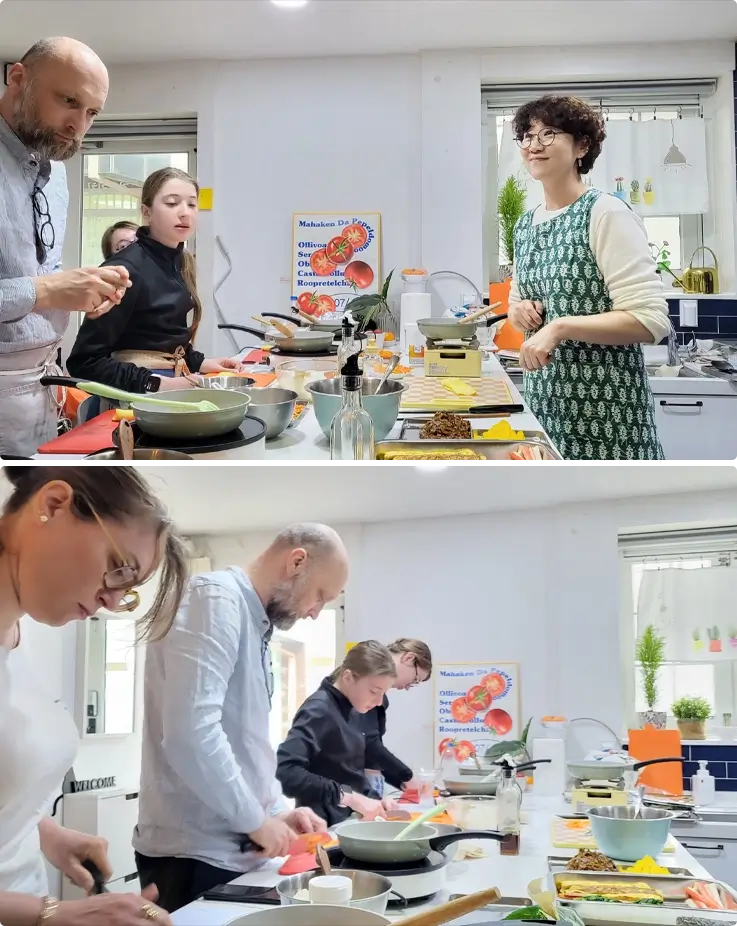 Gimbap making class in Gyeongju
