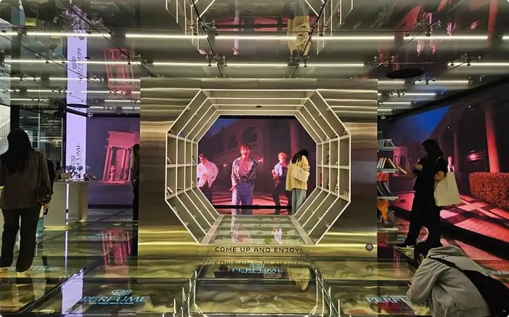 Interior of SM Kwangya, SM’s flagship store at D Tower Seoul Forest.