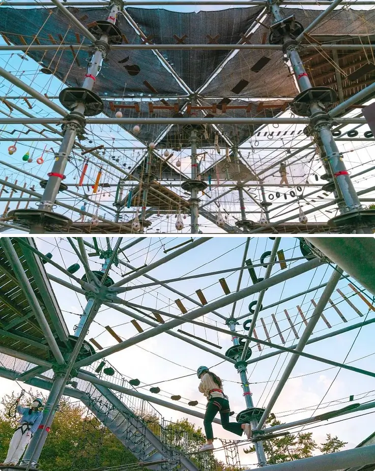 Obstacles at Tongyeong Adventure Tower