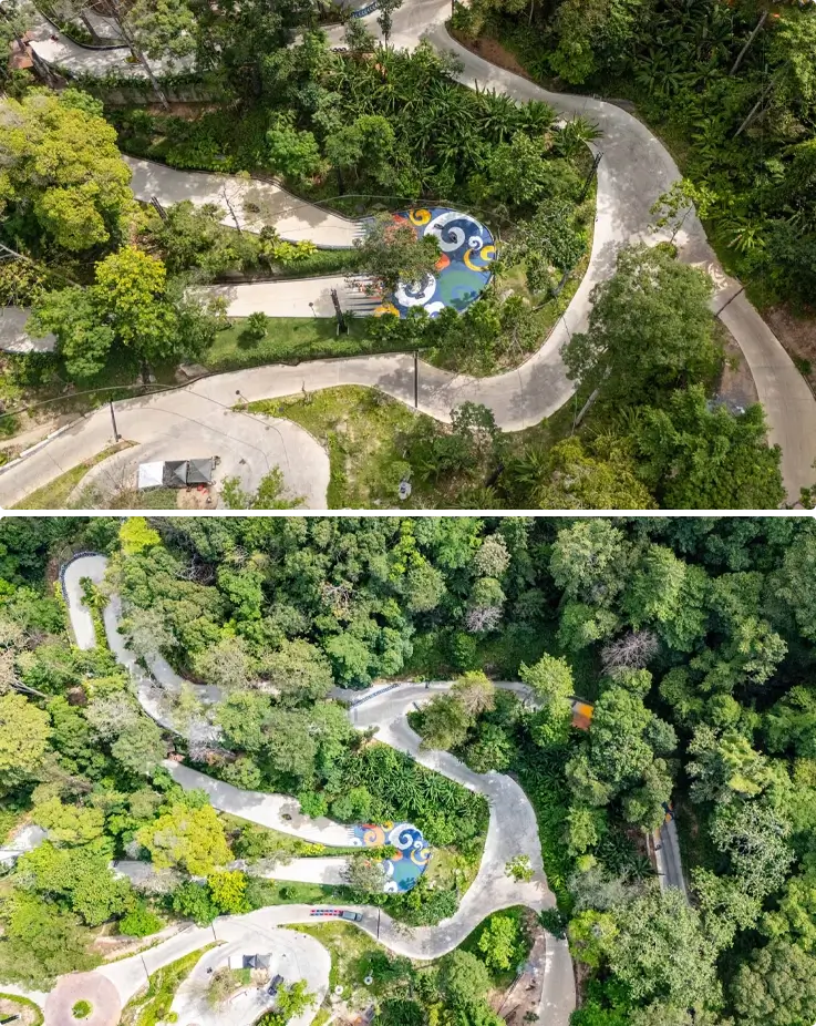 Route of Hanuman Luge Phuket