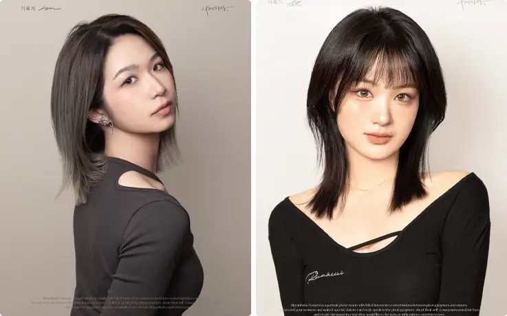 Hair and makeup service for photoshoot at Haut Beaute in Cheongddam, Seoul