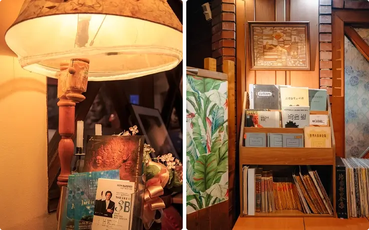 Music lounge area at Heimat music hall in Daegu