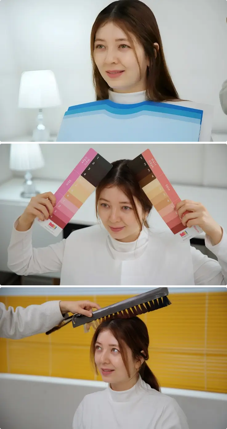 Premium personal color analysis by Image Ho in Hongdae