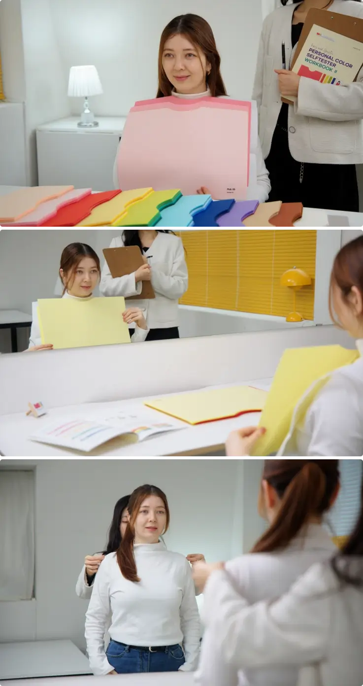 Premium personal color, body analysis, and makeup by Image Ho in Jeju