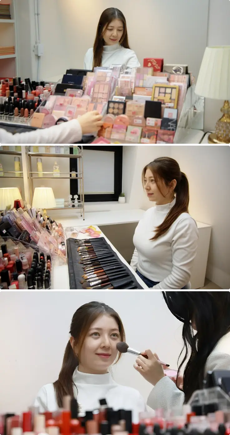 Premium personal color, body analysis, and makeup by Image Ho in Jeju
