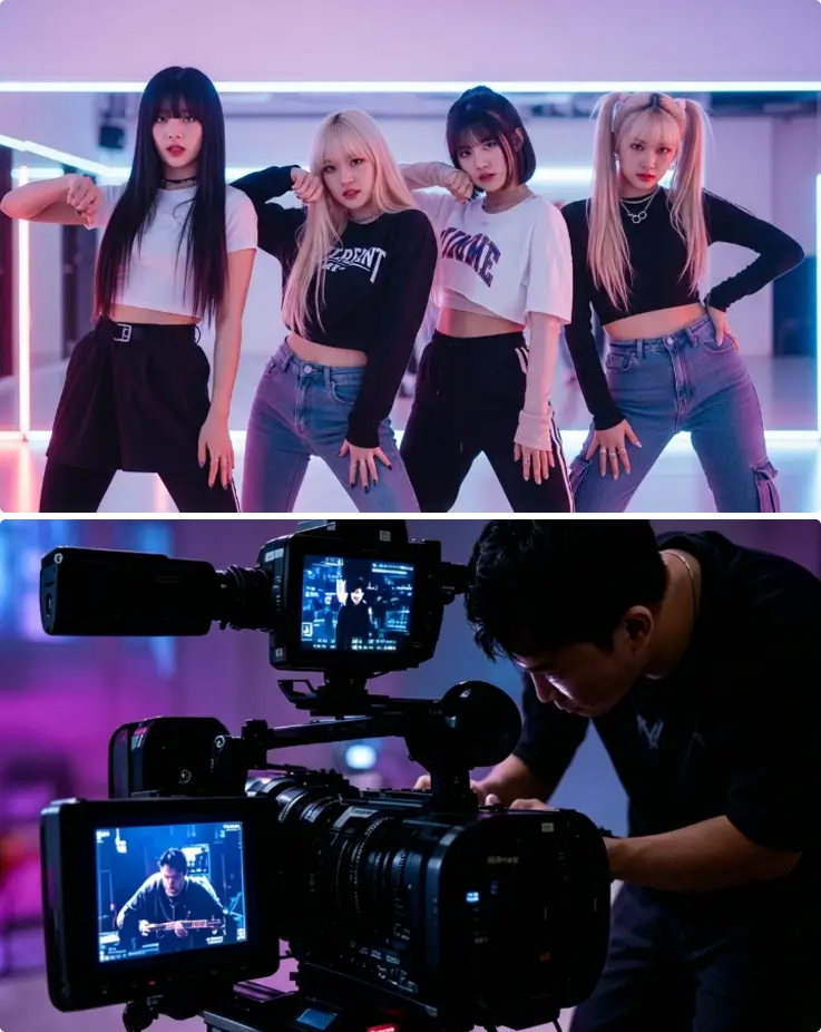 Dance class at Sangsang Platform Dance Academy in Incheon