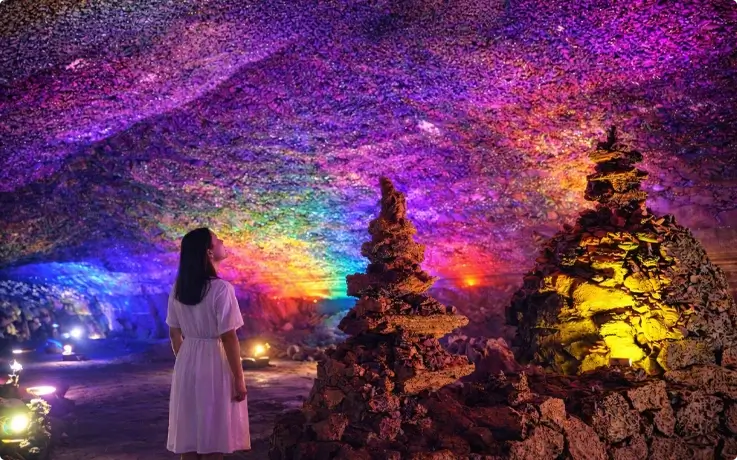 Micheon Cave at Ilchul Land in Jeju