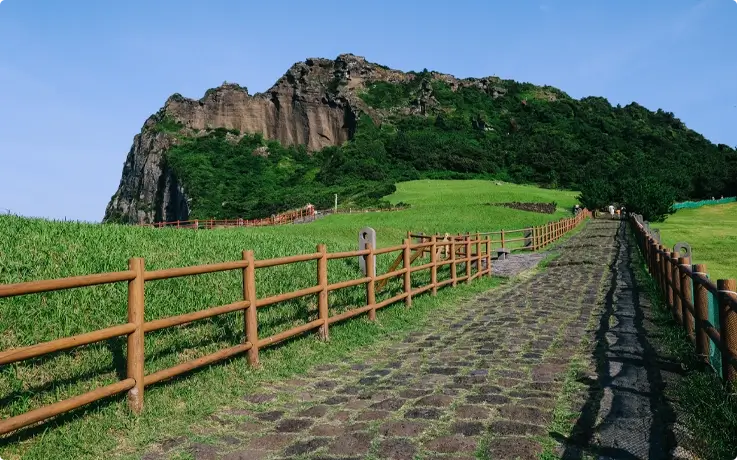 Seongsan Ilchulbong in Jeju Island