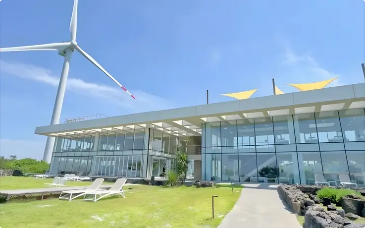 Cafe Delmoondo in Gimnyeon Branch in Jeju Island