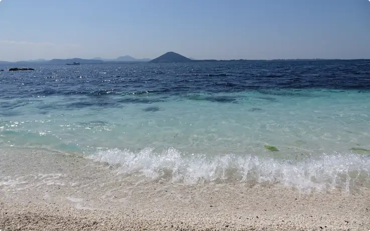 Seobin Baeksa Beach in Udo Island in Jeju