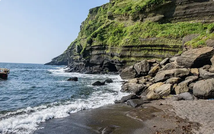 Geommeolle Beach in Udo Island in Jeju