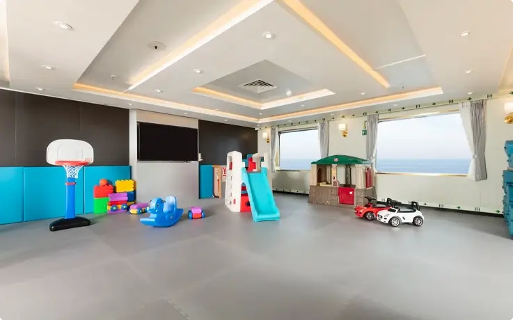 Kid's play room at Gold Stella ferry