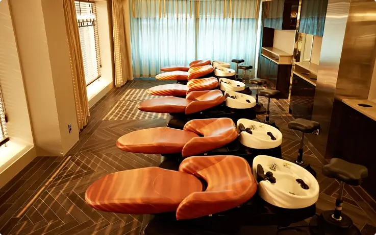 Head spa facilities at Jenny House