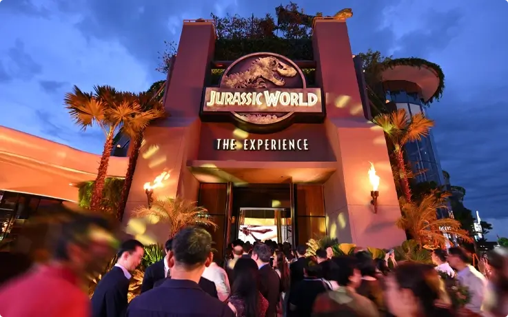 Exterior of Jurassic World: The Experience in Bangkok