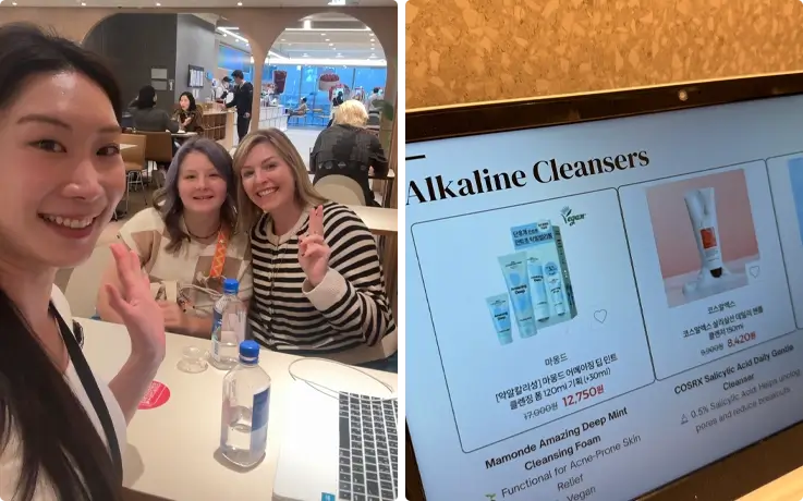 Personal skin consulting at the K-Beauty shopping tour in Myeongdong