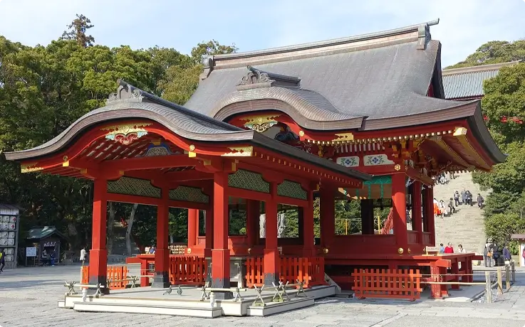 Tsurugaoka Hachimangu Shrine in Kamakura