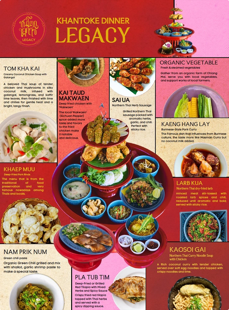 Khantoke Dinner legacy menu