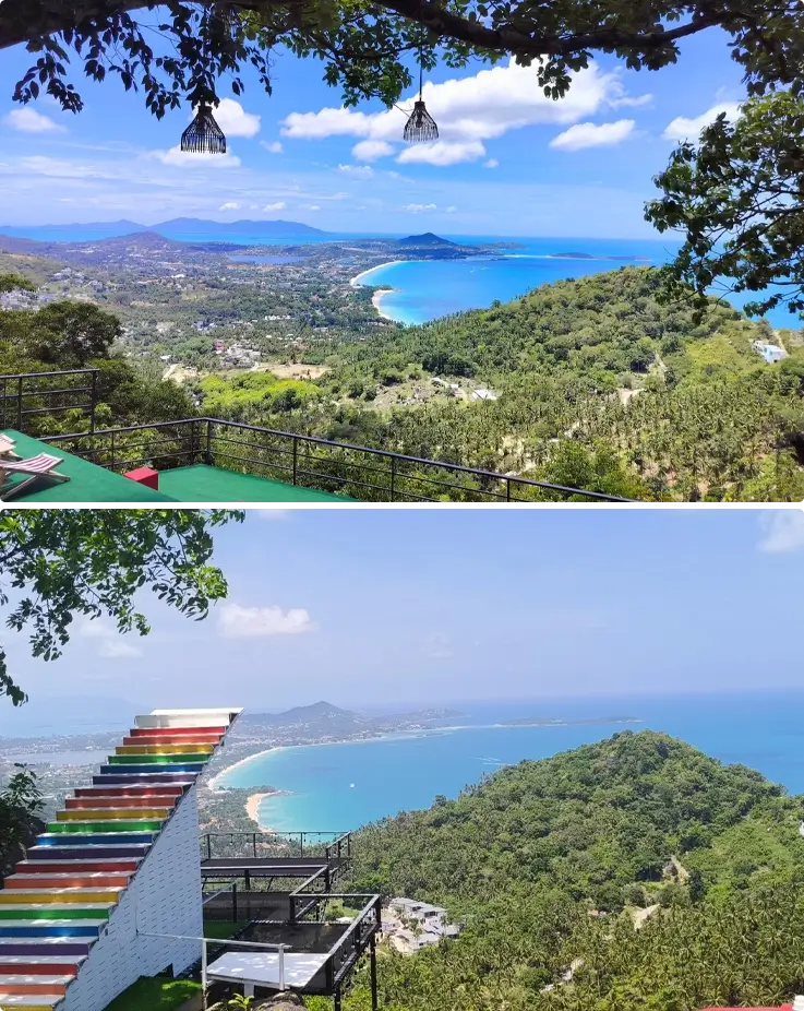 Samui Viewpoint with views of Koh Samui's coastline