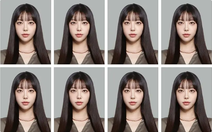 ID photoshoot at Eyesu Studio in Seongsu