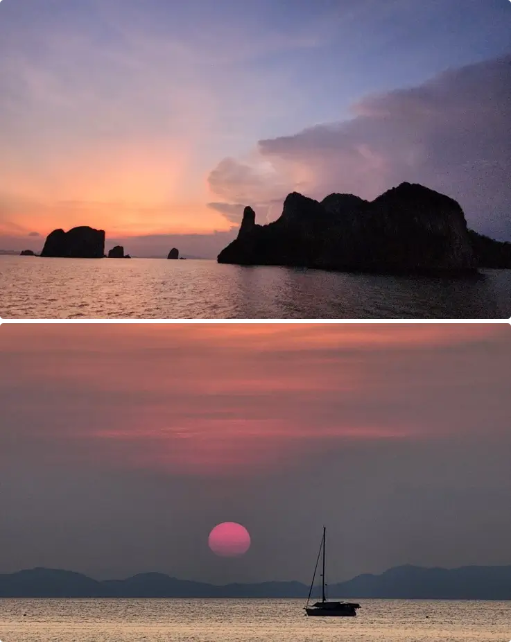 Sunset in Krabi