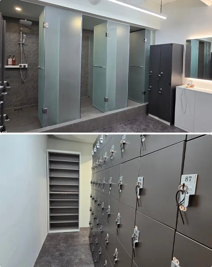 Gym facilities at Like Gym Samseong Branch in Gangnam