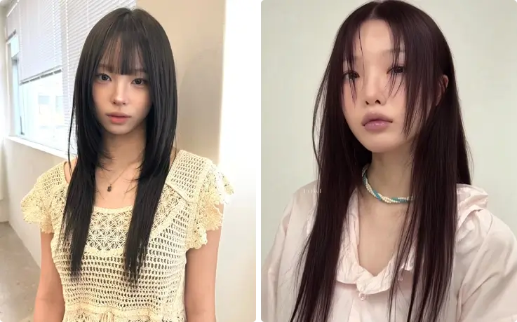 Permanente signature effet lisse chez LOWE Hair Seongsu Black Branch