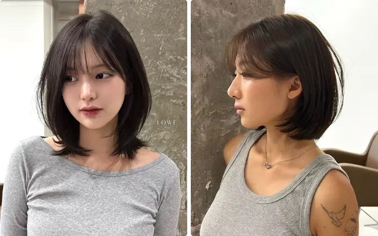 Permanente magic volume chez LOWE Hair Seongsu Black Branch