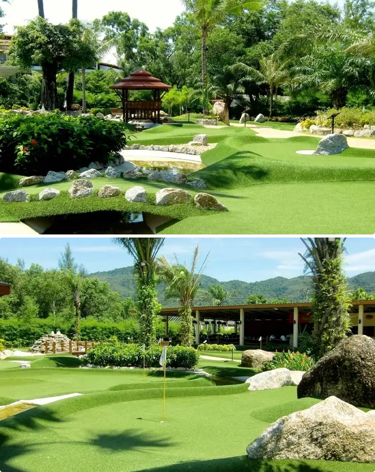 Golf course at Adventure Mini Golf Phuket