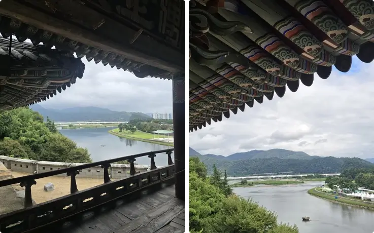 Miryanggang River views from Yeongnamnu Pavilion