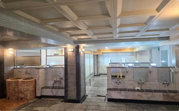 Public bath facility at Myeongdong Mud