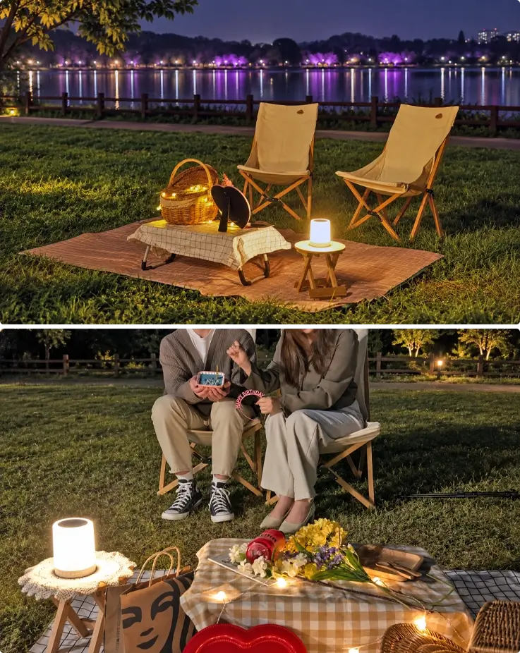 Picnic set at Jinju Namgang River
