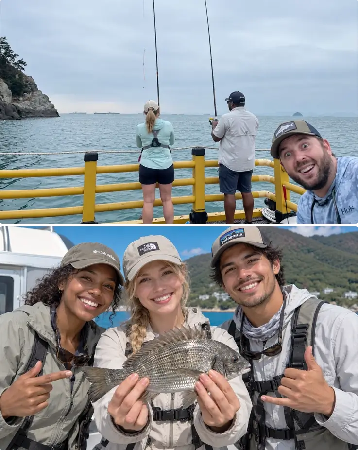 Port fishing at Namhae