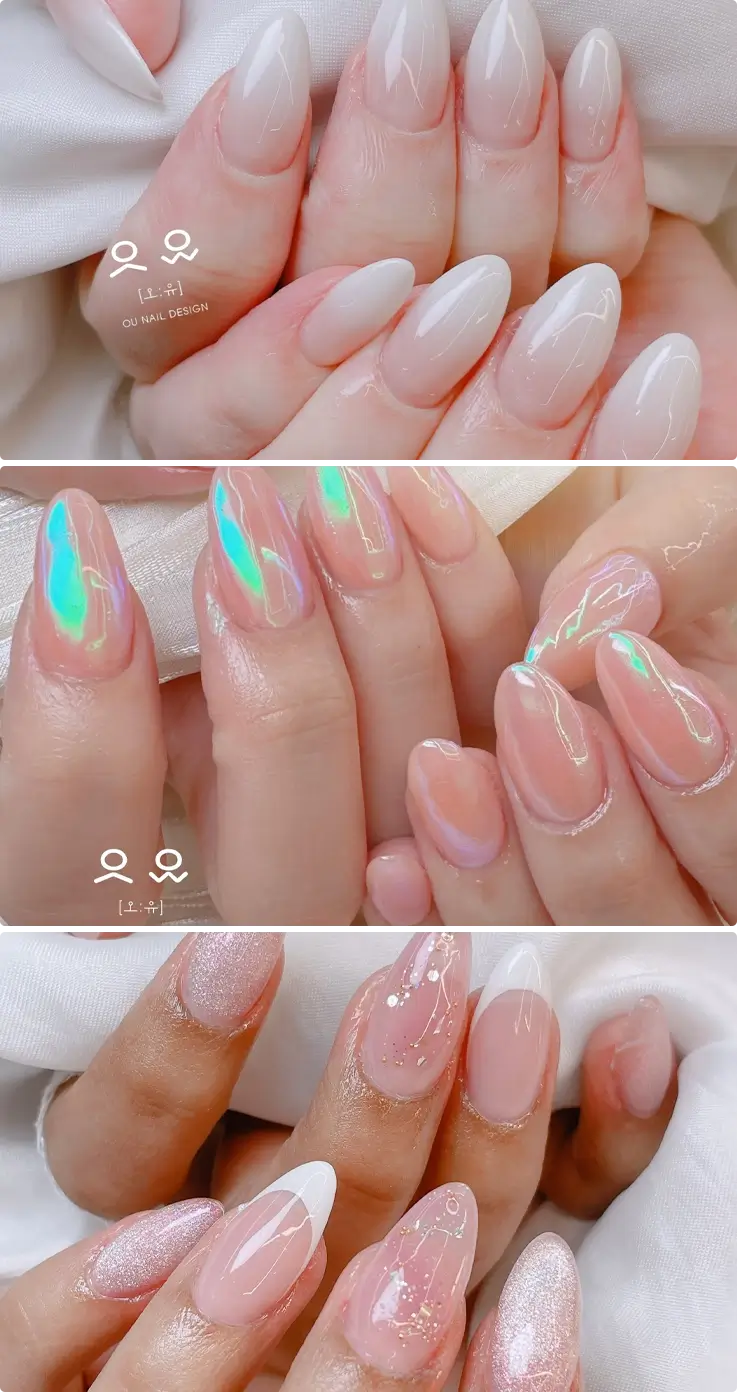Nail art design by OU Nail Hongdae