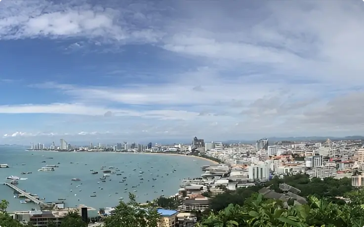 Pattaya beach views from Pattaya View Point