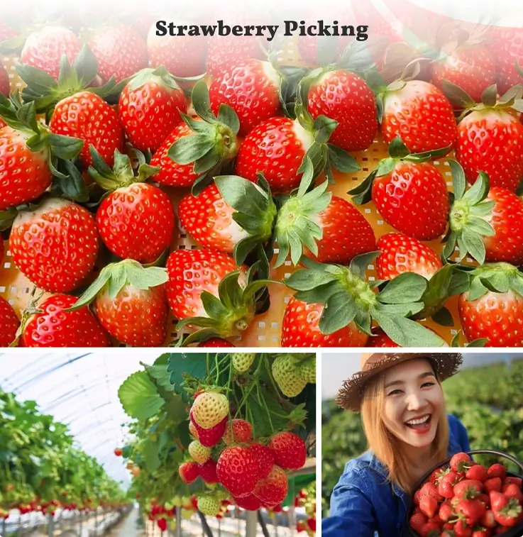 Strawberry farm near Pocheon