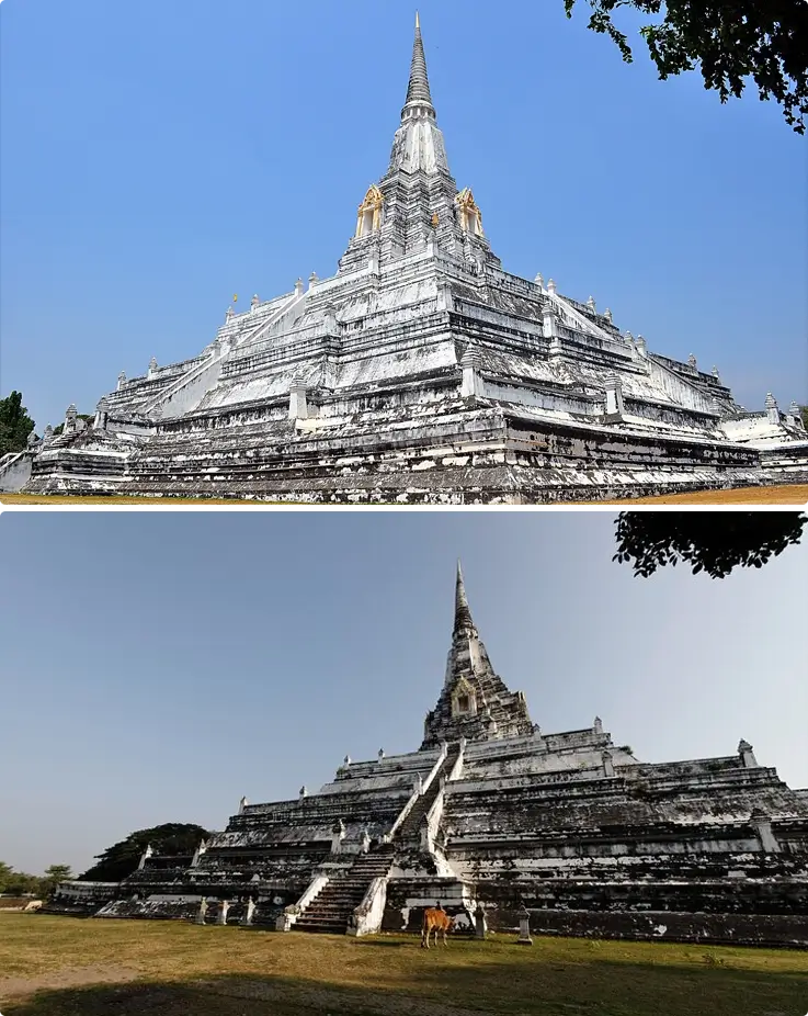 Wat Phukhao Thong near Ayutthaya