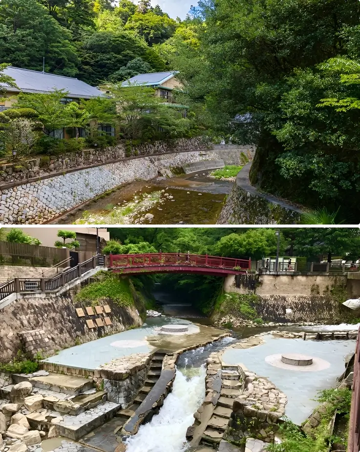 Hotsprings at Arima Onsen
