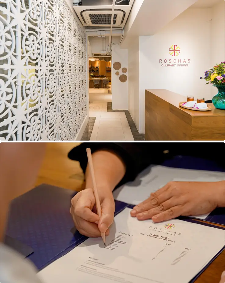 Facilities of Roschas Culinary School in Bangkok