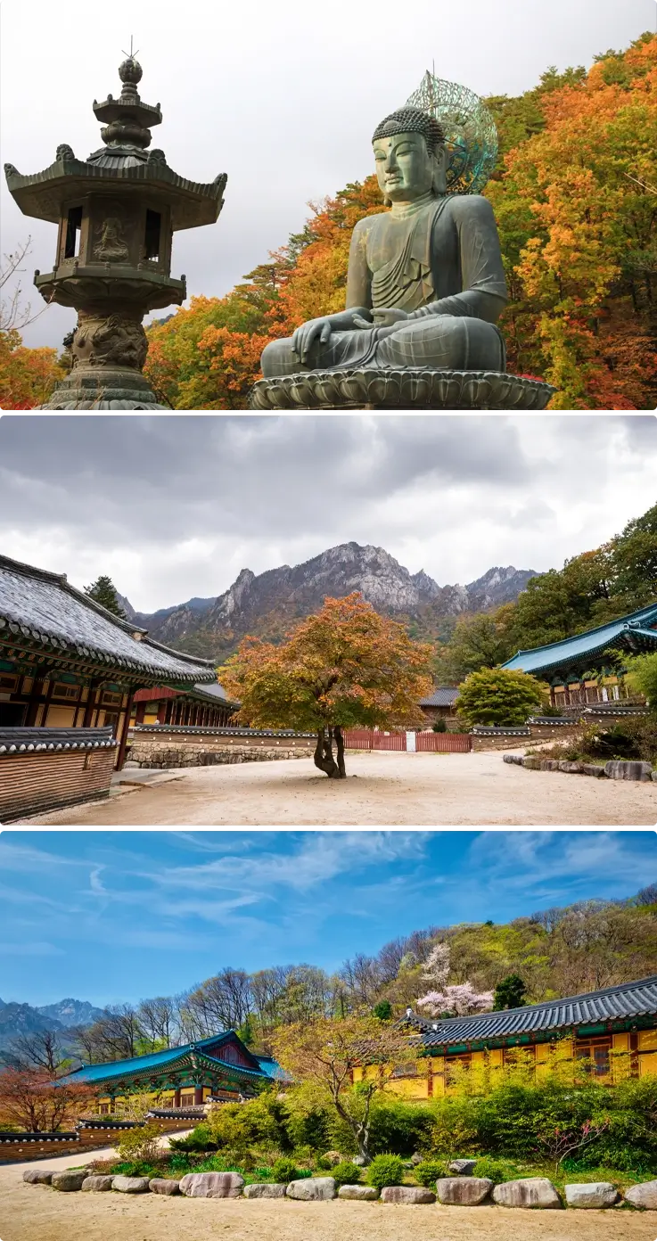 Sinheungsa Temple in Mt. Seoraksan