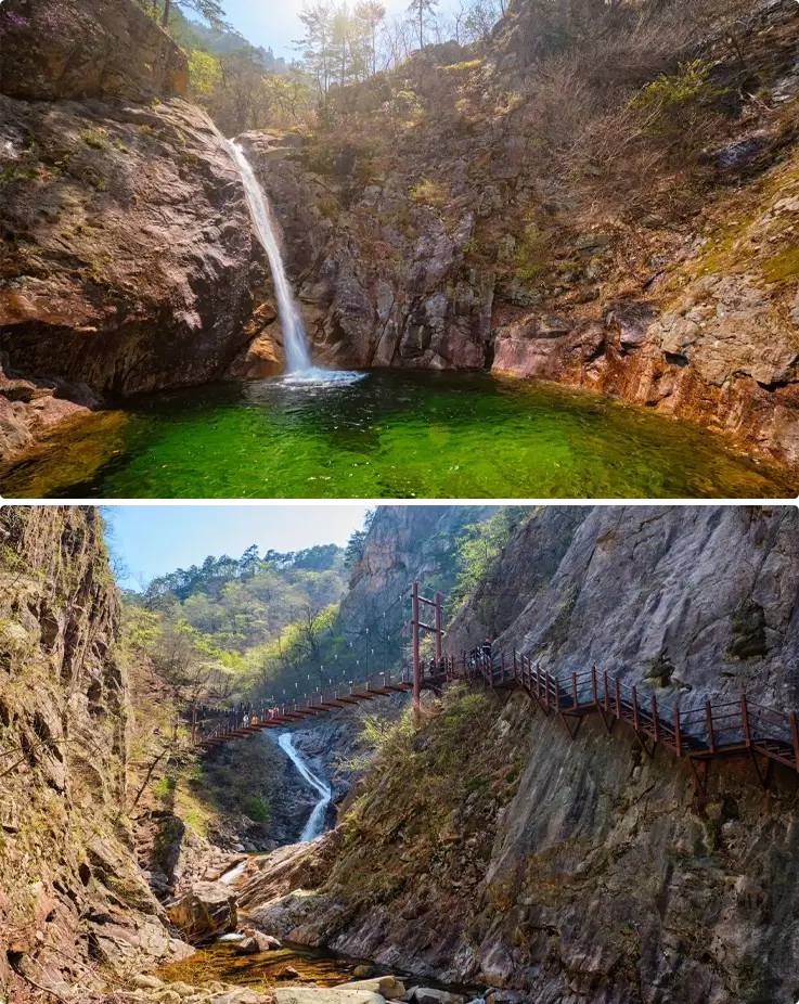Biryong Falls at Mt. Seoraksan
