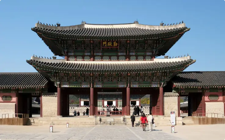 Facade of Gyeongbokgung Palace
