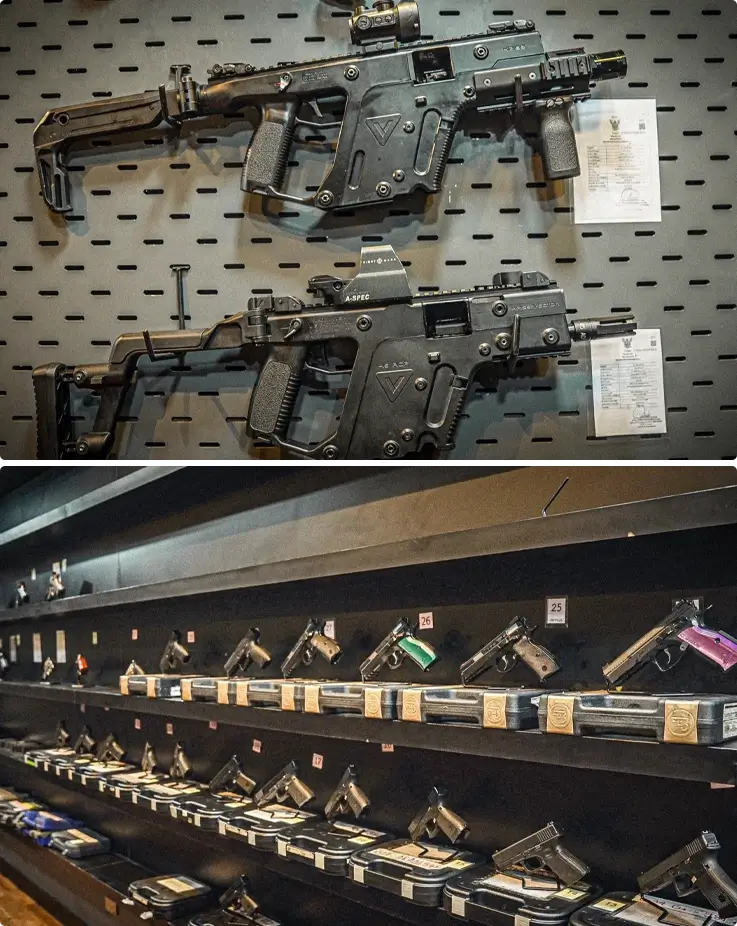 Firearms at Tactics and Gun Shooting Range Pattaya