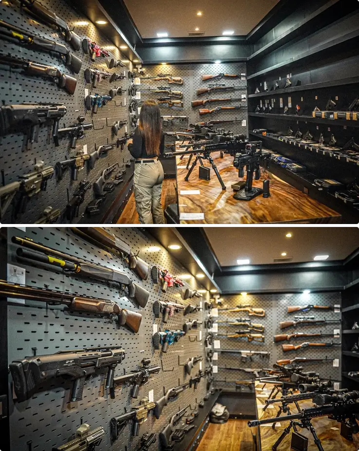 Firearms at Tactics and Gun Shooting Range Pattaya