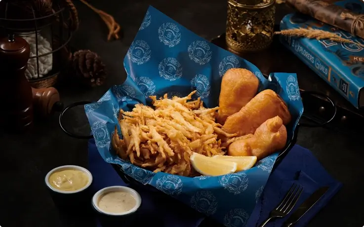 Sirimahannop fish and chips served at Sirimahannop in Bangkok