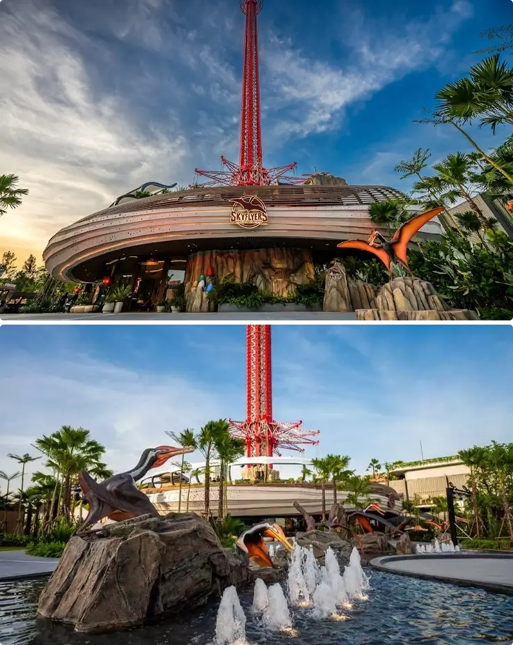 Sky Flyers ride at Asiatique Bangkok