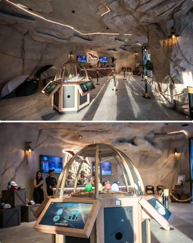 Check in zone of SkyFlyers in Bangkok