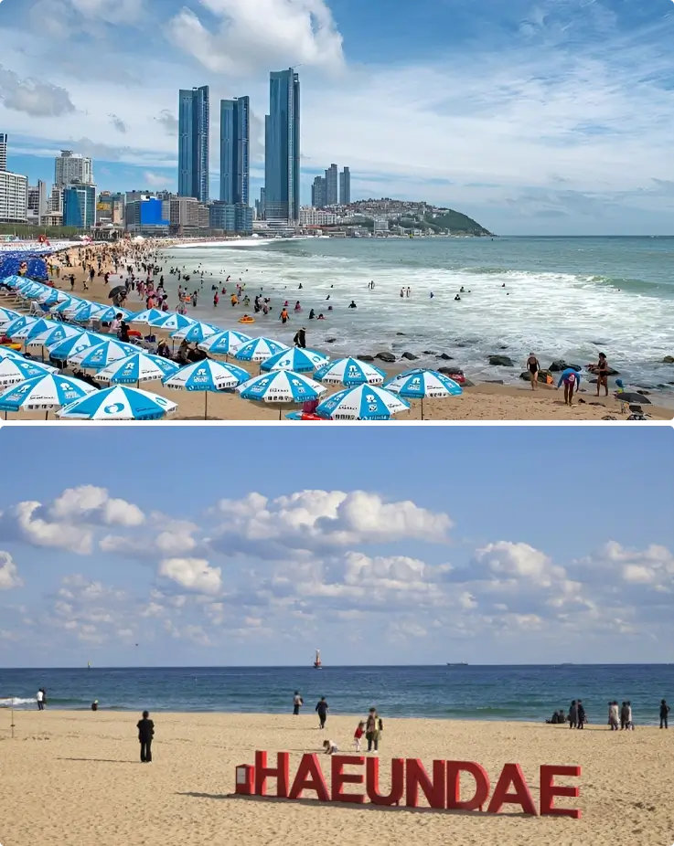 Haeundae Beach in Busan